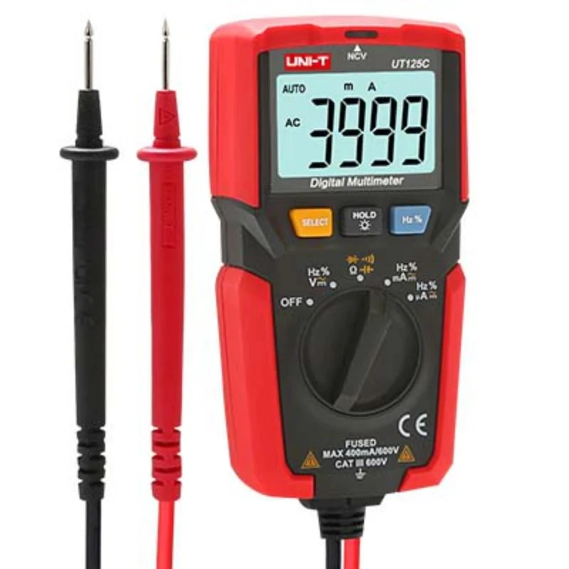 Цифровой мультиметр UNI-T UT125C карманный Измеритель сопротивления емкости частоты