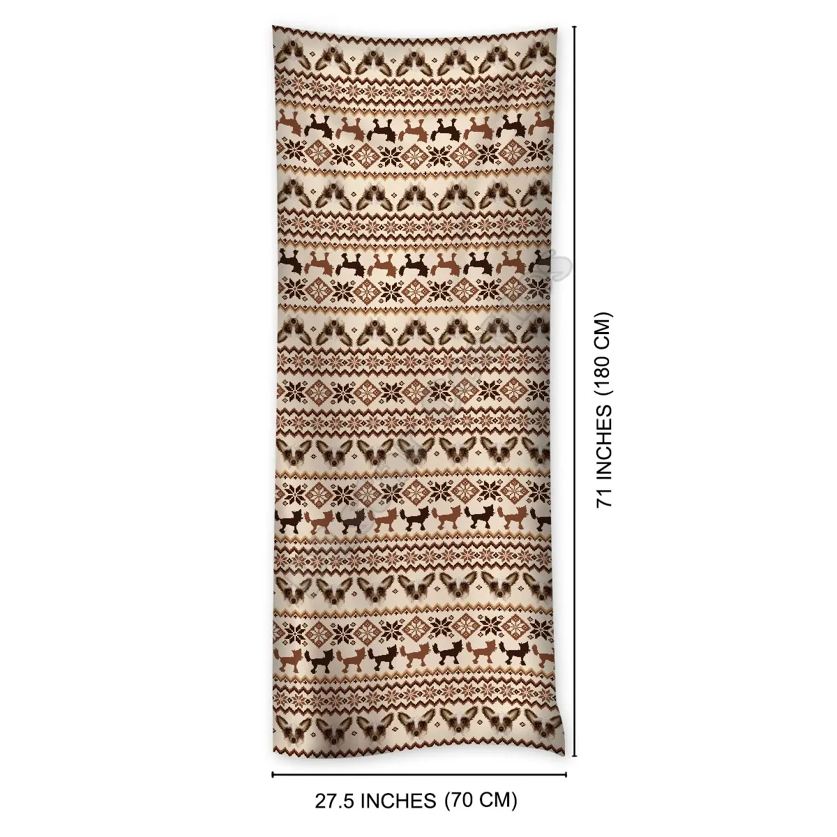 Cute Dachshund Scarf 3D Printed Imitation Cashmere Scarf Autumn And Winter Thickening Warm Shawl Scarf