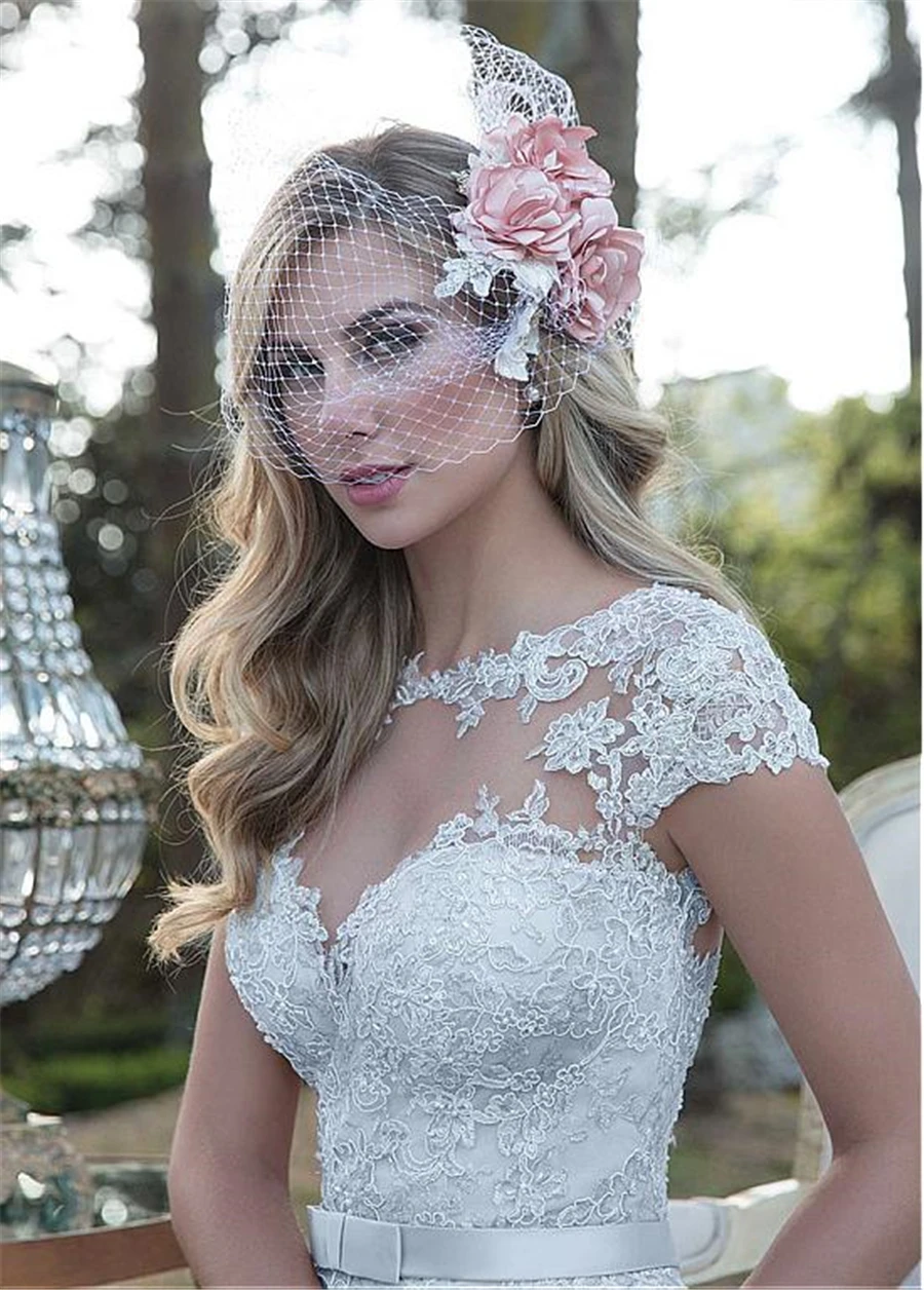 

Elegant 2 In 1 Detachable Train Mermaid Wedding Dresses Beading Appliques Lace Bride Dress Sexy Backless Princess Wedding Gowns