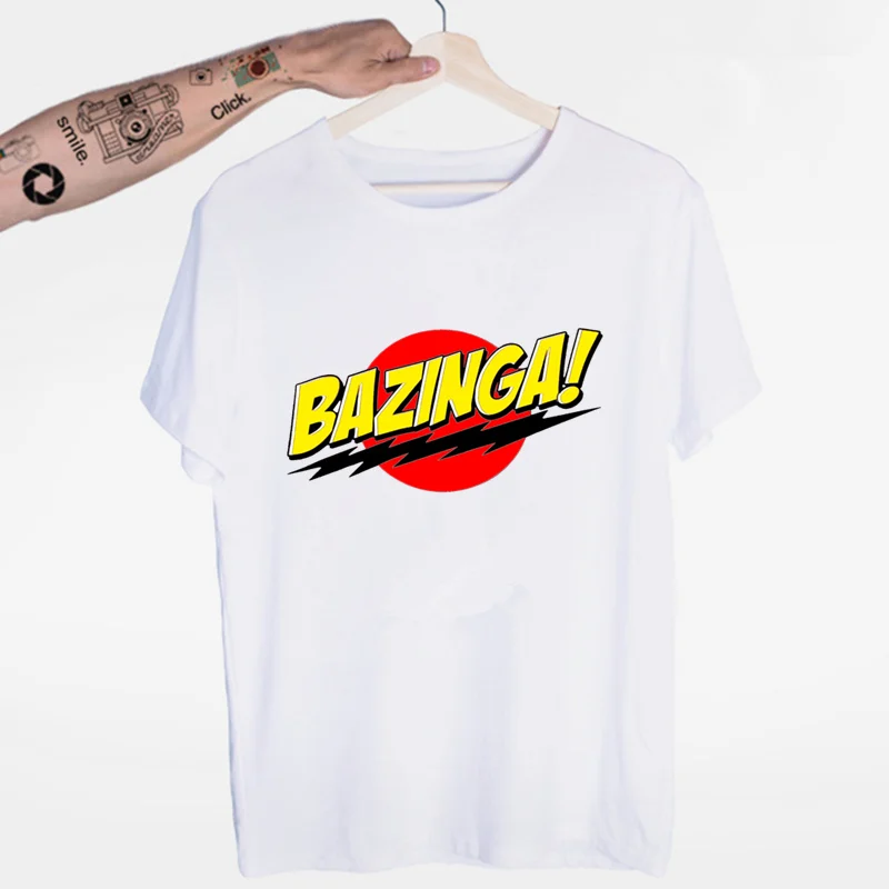 The Big Bang Theory bazinga футболка sheldon с круглым вырезом и короткими рукавами Летняя Повседневная модная футболка унисекс для мужчин и женщин - Color: Blue