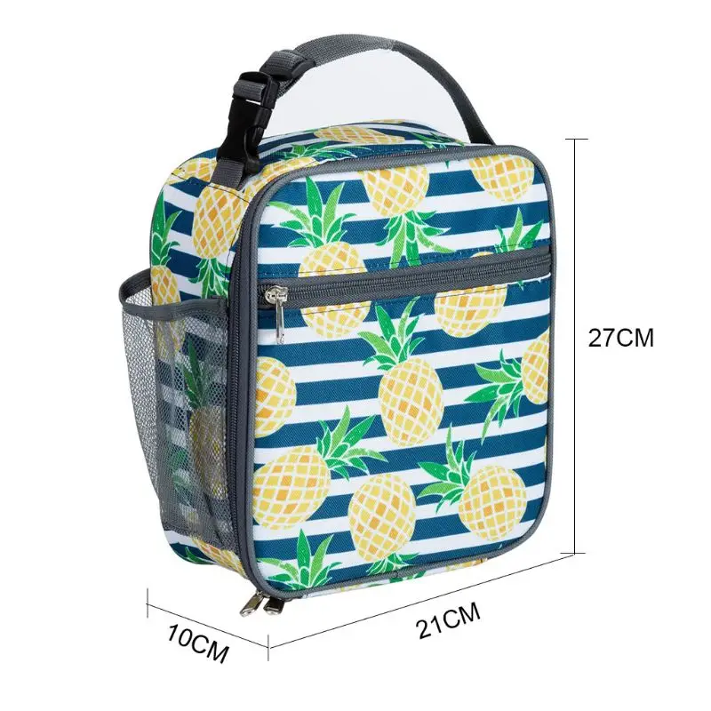 

Portable Nylon Thermal Insulated Travel Picnic Lunch Box Tote Handbag