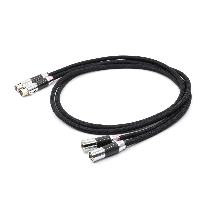 

ST-48B 5N OCC Copper Balance Audio Cable HIFI XLR Cable With Carbon Fiber Connector