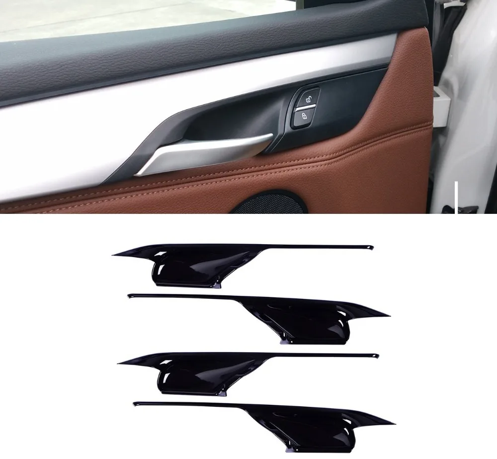 

4 шт., декоративная накладка на дверную ручку BMW X5 X6 F15 F16 2014-2017