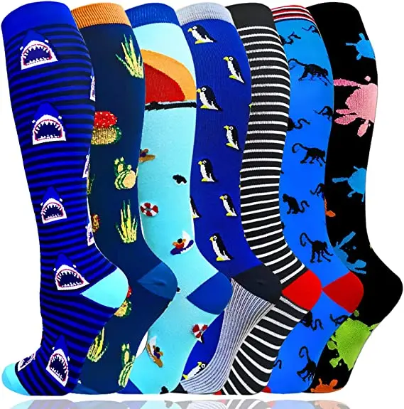 

New Compression Socks Graduated Circulation Medical Varicose Veins Nursing Socks Running Compression Stockings Magic Socks