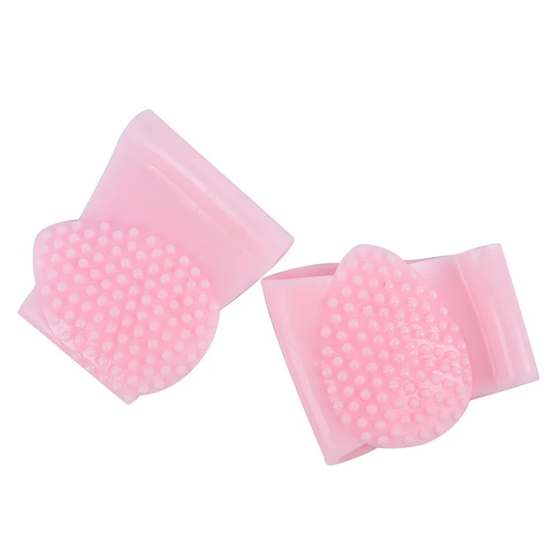 

2pcs High Heel Elastic Cushion Silicone Forefoot Metatarsal Pads Orthotics Foot Massage Anti-slip Protector Pain Relief