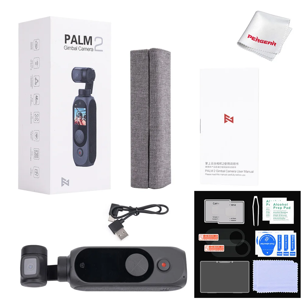 

In Stock FIMI PALM 2 Gimbal Camera Palm2 FPV 4K 100Mbps WiFi Stabilizer 308 Min Noise Reduction MIC Face Detection Smart Track