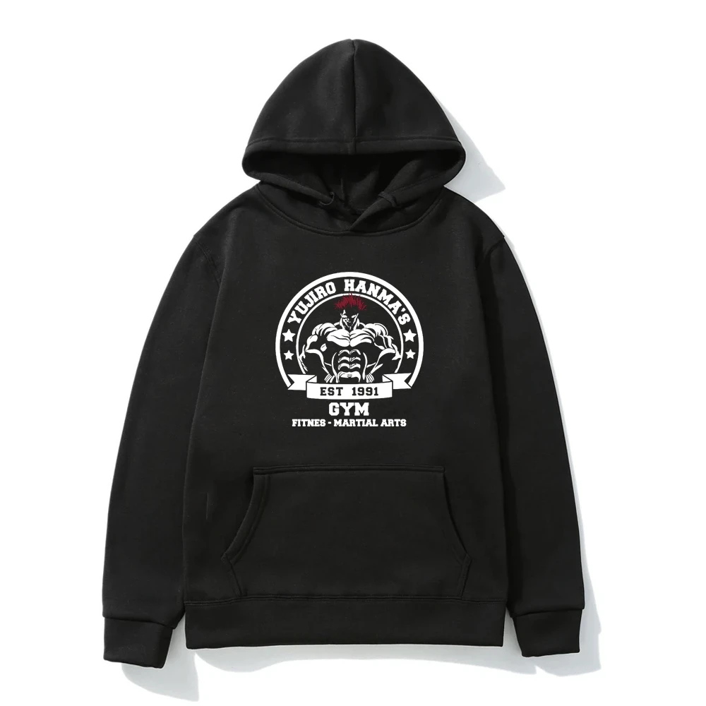

Baki The Grappler Cartoon Hoodies Men Women Hanma Yujiro Cool Japanese Anime Hooded Sweatshirt Manga Print Hoodie Male Moletom