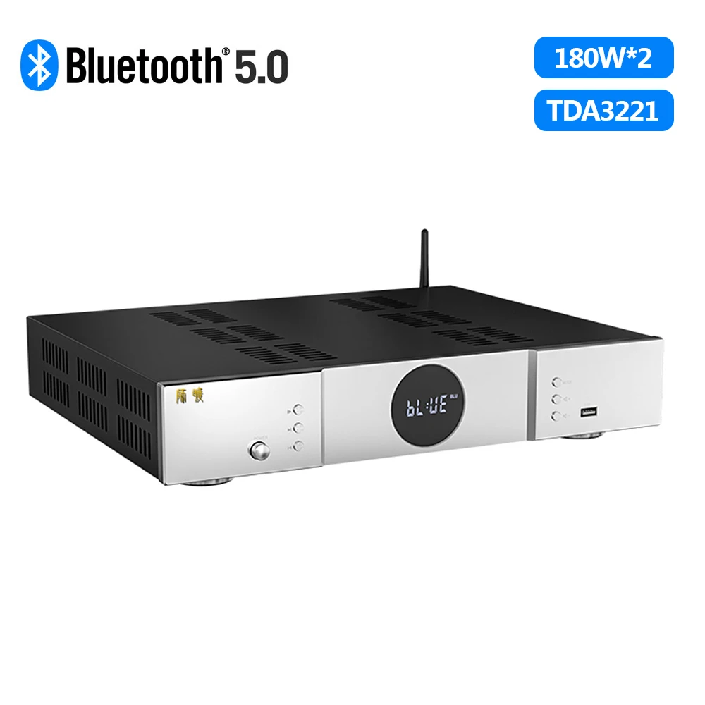 Усилитель Аудио Trasam V600 двухъядерный TPA3221 Hi-Fi класс D встроенный усилитель 192 кГц 2 0