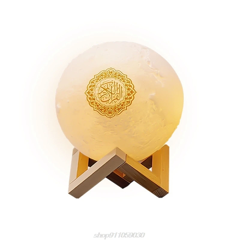

Quran Bluetooth Speaker Moon Lamp with Support Shelf APP Control Night Light with Quran Recitation Translation J04 21 Dropship