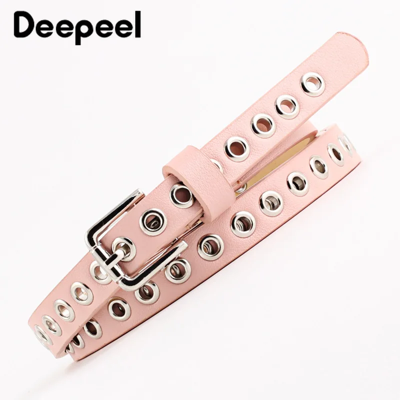 Deepeel 1/3pc 1.4*103cm Fashion Rivet Ladies Belt Leather Craft Female Waist Corselet Decorative Jeans Clothing Accessories | Аксессуары