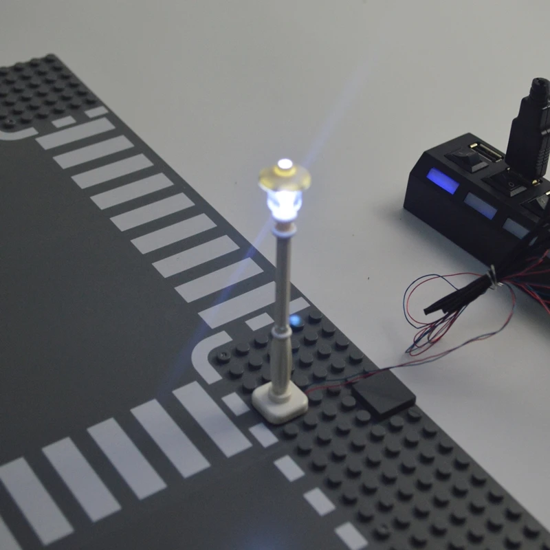 Конструктор городской уличный свет со светодиодной подсветильник кой | Игрушки и