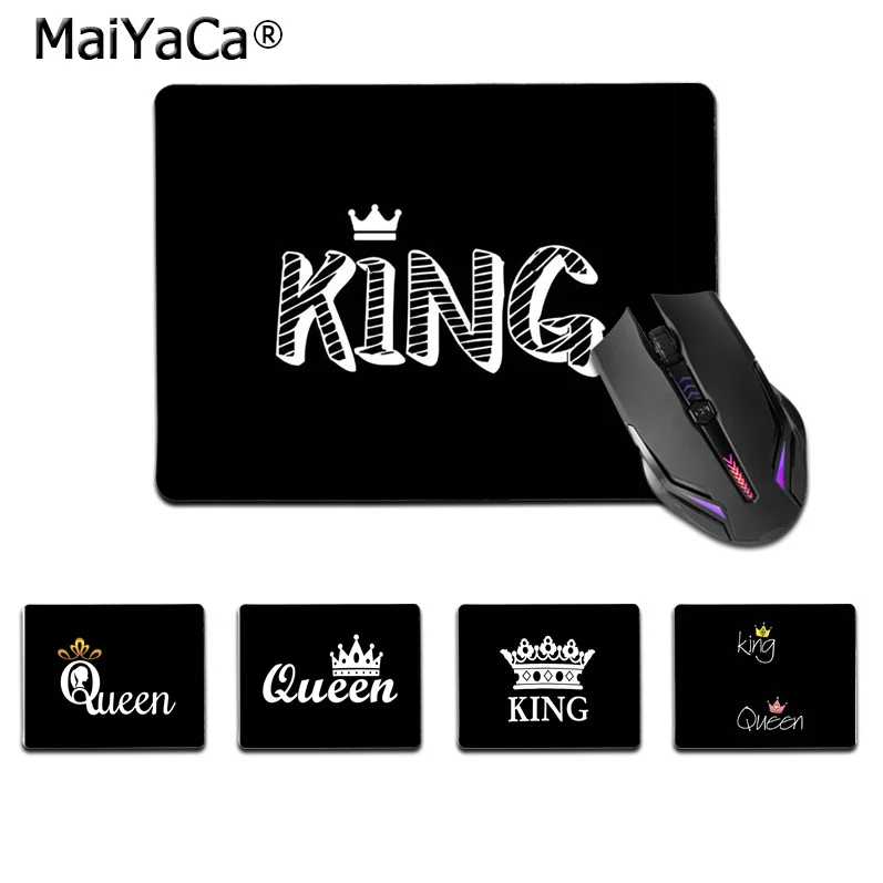 

Maiyaca высокое качество king queen crown игровые коврики коврик для мыши Лидер продаж оптом игровой коврик для мыши