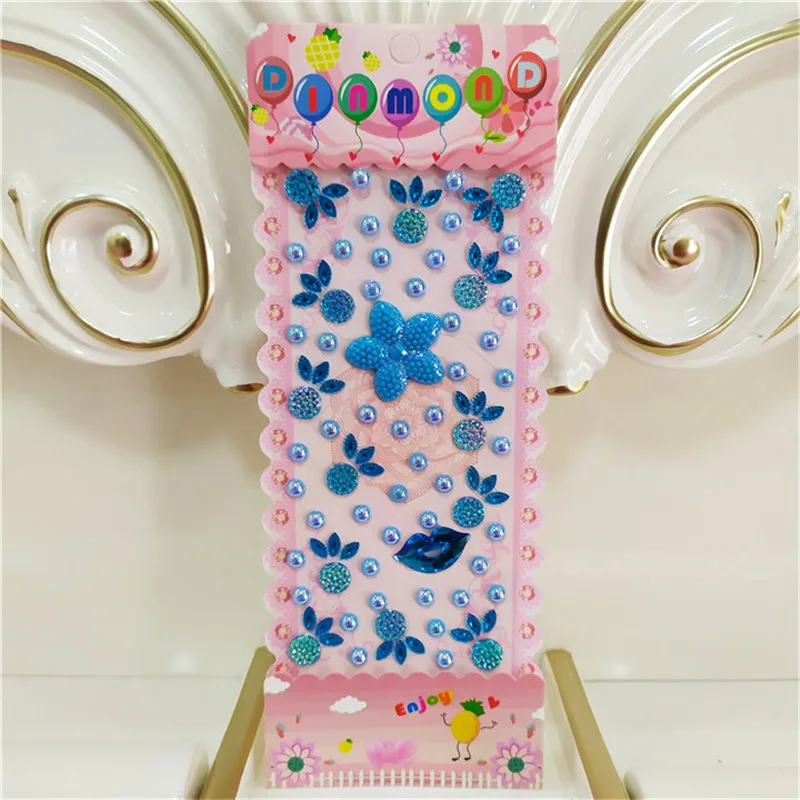 Красочные Стразы Морская звезда наклейка с цветком Diy Ювелирные изделия ананас