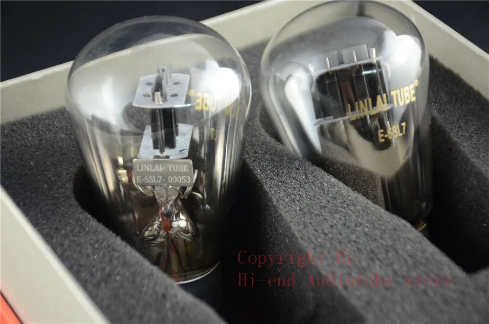 На складе сейчас Linlai E-6SL7 Elite Series заменить Shuguang 6N9P/6H9C ECC33 двойная пластина под током