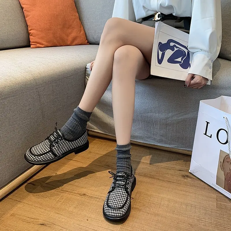 

British Small Leather Shoes Women Korean Style Single Shoes 2021 New Fashion Students Flat Loafers Women Shoes