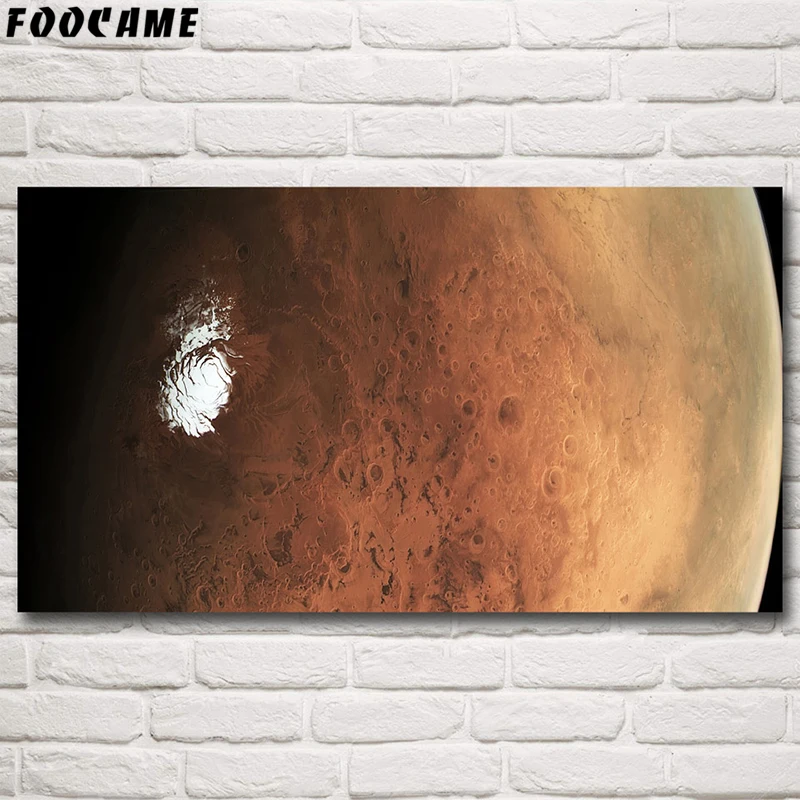 Mars Planets Вселенная космические картины настенные декорации плакаты и принты