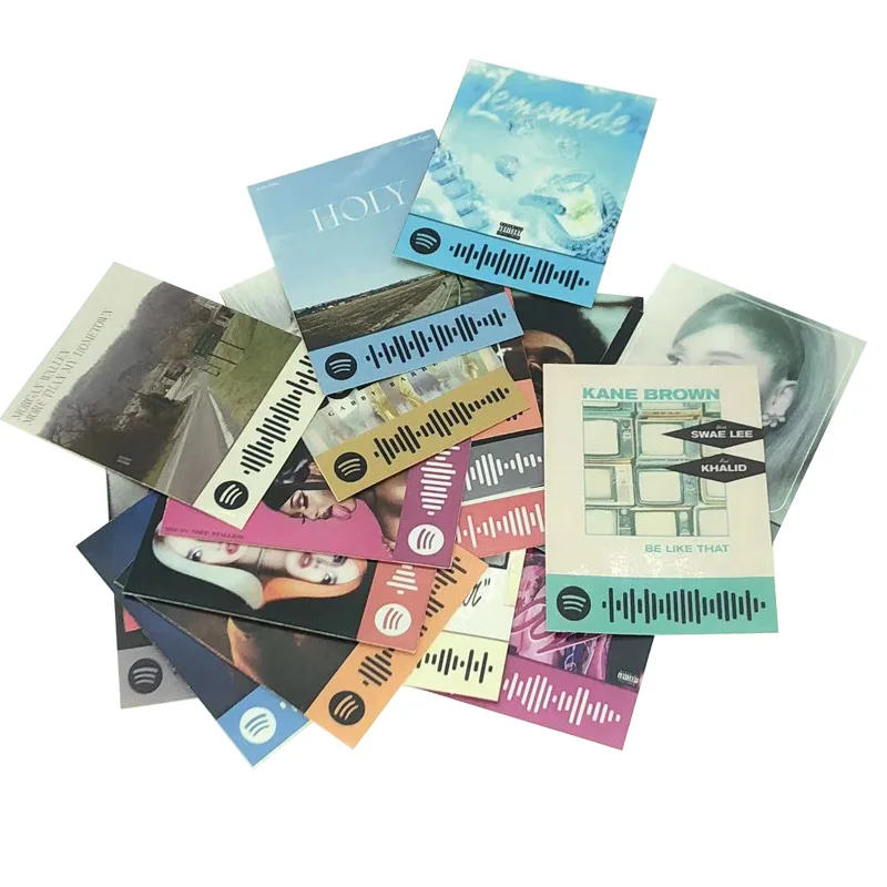 20 шт. музыкальные наклейки с кодом Spotify лучшие декор для чемоданов ноутбуков