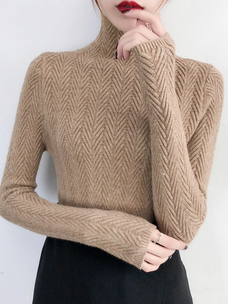 

Sweater Cotton Full None Unlined Upper Garment Inside Take Tight Knit New Autumn/winter 2019 Brim Thickening Cultivate Morality