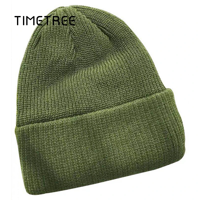 Модные однотонные толстые плюшевые ветрозащитные женские вязаные зимние теплые