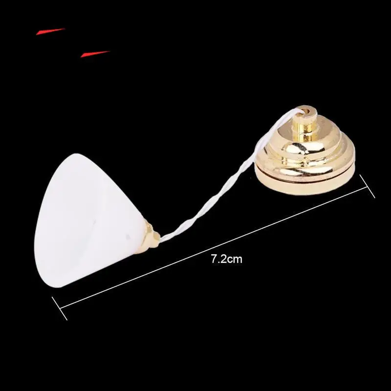 

1/12 Doll House Accessories Dollhouse Simulation Mini Chandelier Dollhouse Ornament Simple Decoration Furniture White Chand K1L6