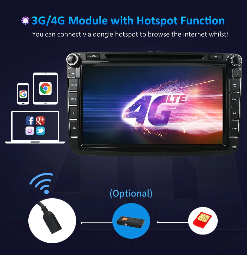 2 DIN Android 9,0 автомобильный DVD для Volkswagen GOLF MK5 MK6 PASSAT B6 POLO SKODA Fabia gps навигация Радио USB/SD PC Canbus карта 4+ 64G