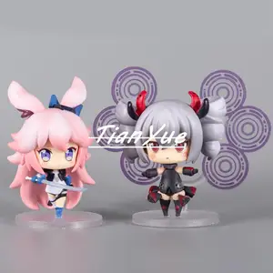 Аниме Honkai Impact 3rd Yae Сакура Броня зайчик 2 шт.компл. Q ver. Сексуальные Девушки ПВХ фигурку Модель игрушки 10 см