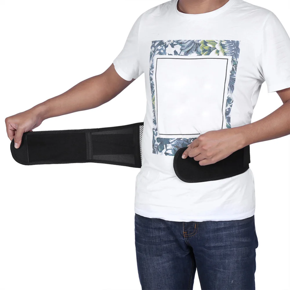 

Tourmaline Self Heating Waist Brace Support Elastic Waist Brace Support for Pain Relief Lower Back Lumbar Magnetic Therapy Waist