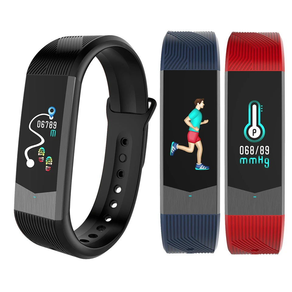 B30 Bluetooth спортивные 3D UI Смарт часы для женщин и мужчин пульсометр Монитор