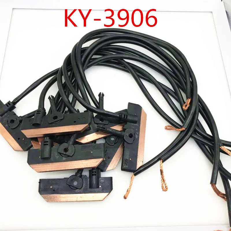 

10 шт. KY-3906 60A углеродная щетка N двойная стойка для коллектора углеродная щетка/набор электронная кисть/слайд/коллектор блок