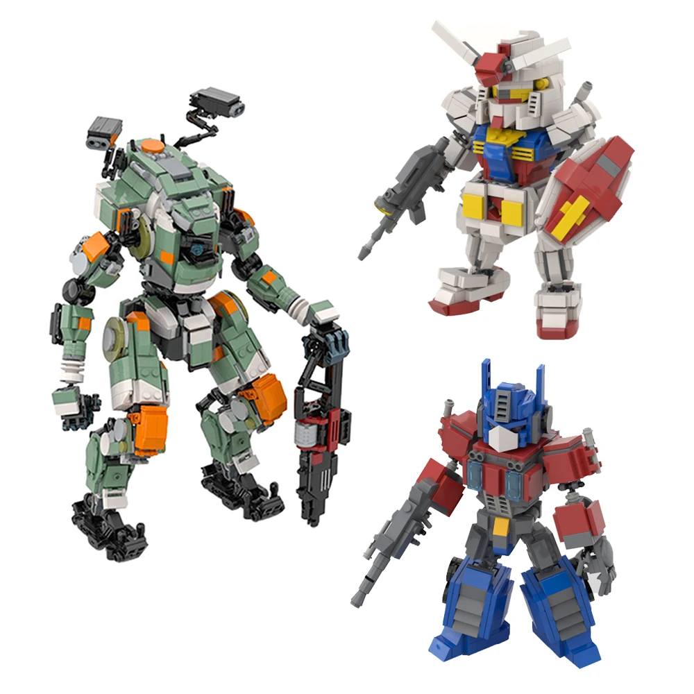 

MOC-65928 battle Mars BT-7274 строительные блоки Морфинг гэтлин Разрушитель кролик кирпичи игрушка для детей подарок на день рождения