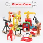 Все виды нежных деревянных магнитных железнодорожных треков, железная дорога, аксессуары, подходят для деревянных треков Biro, детские развивающие игрушки