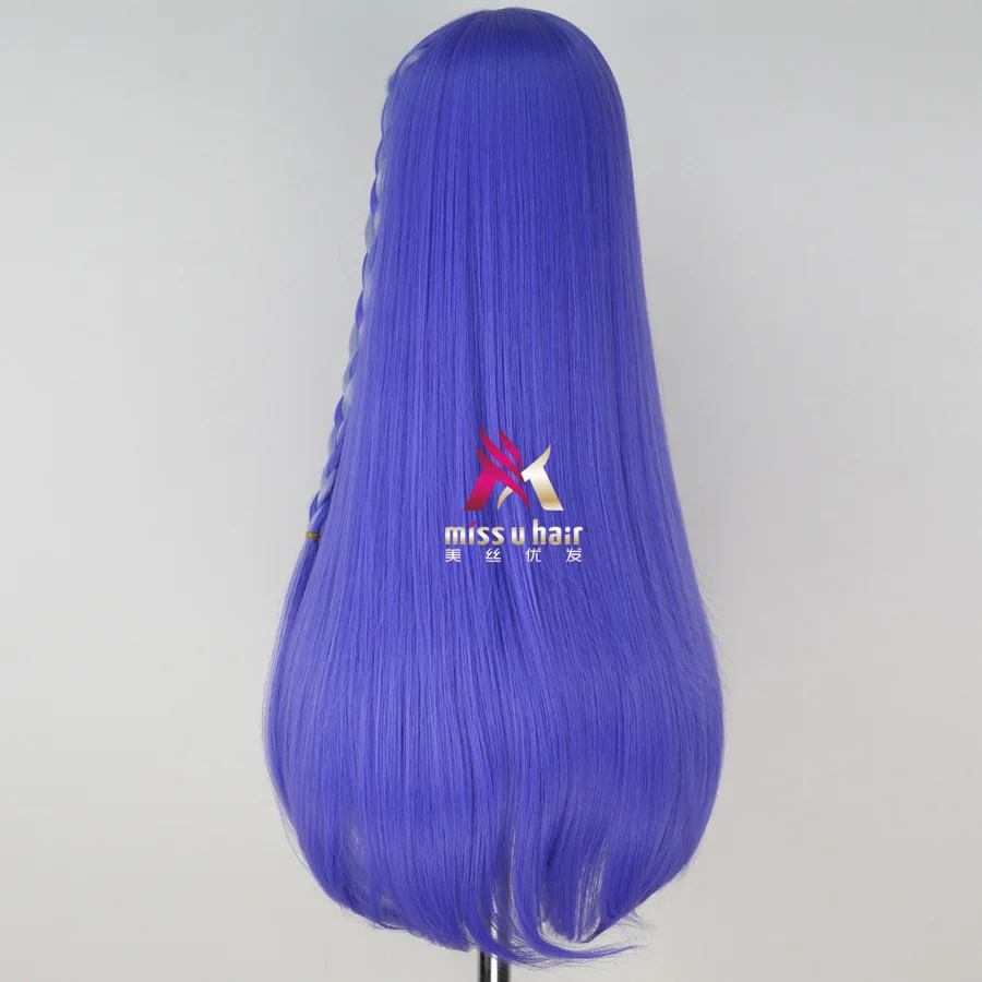 Парик для косплея Happy Tree Friends из фиолетового и синего синтетического волокна