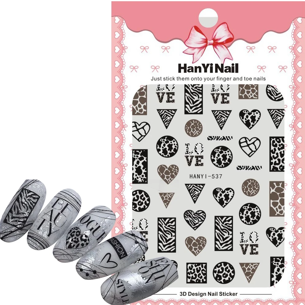 3 д наклейки на ногти слайдеры для ногтей все маникюра дизайн 2021 товары за 10