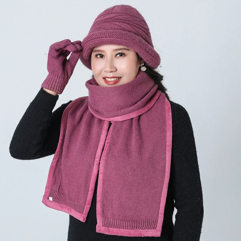 Панама женские зимние шапки наборы теплых шерстяных шапок шапка из смешанного