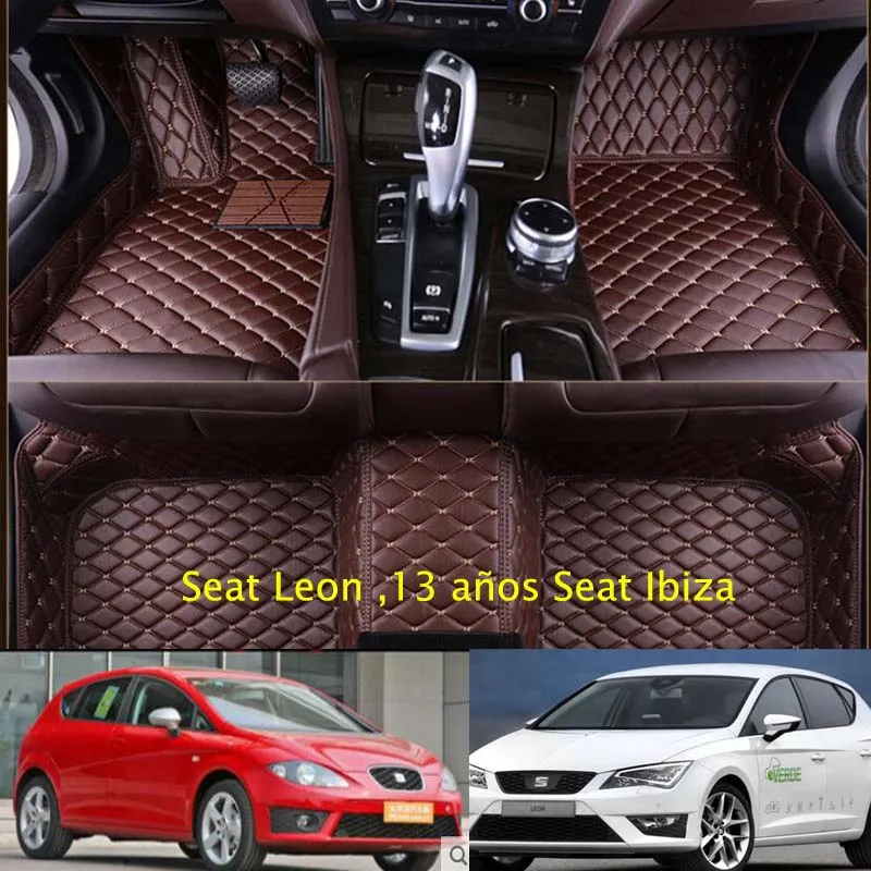 Автомобильные коврики для сидений Leon 2009 2014 13 лет водонепроницаемые