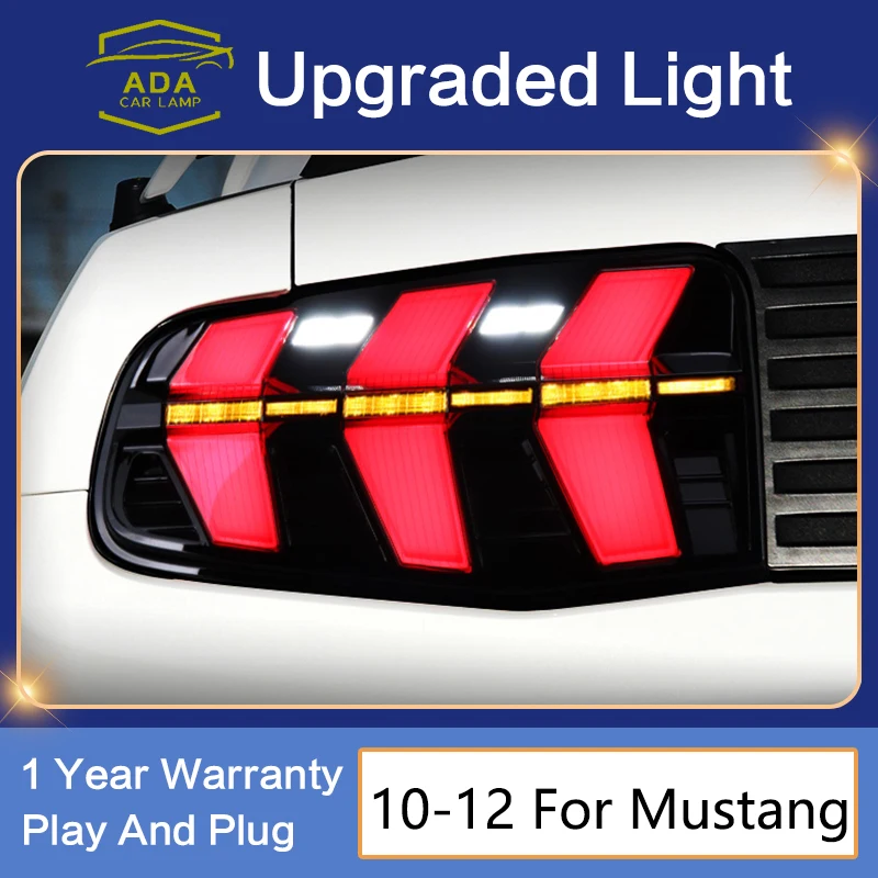 

New Tail Light Seven Mode Rear Lamp 2010-2012 For Ford Mustang Base Boss 302 GT AV-X10 Shelby GT500 V6 with Reverse+DRL