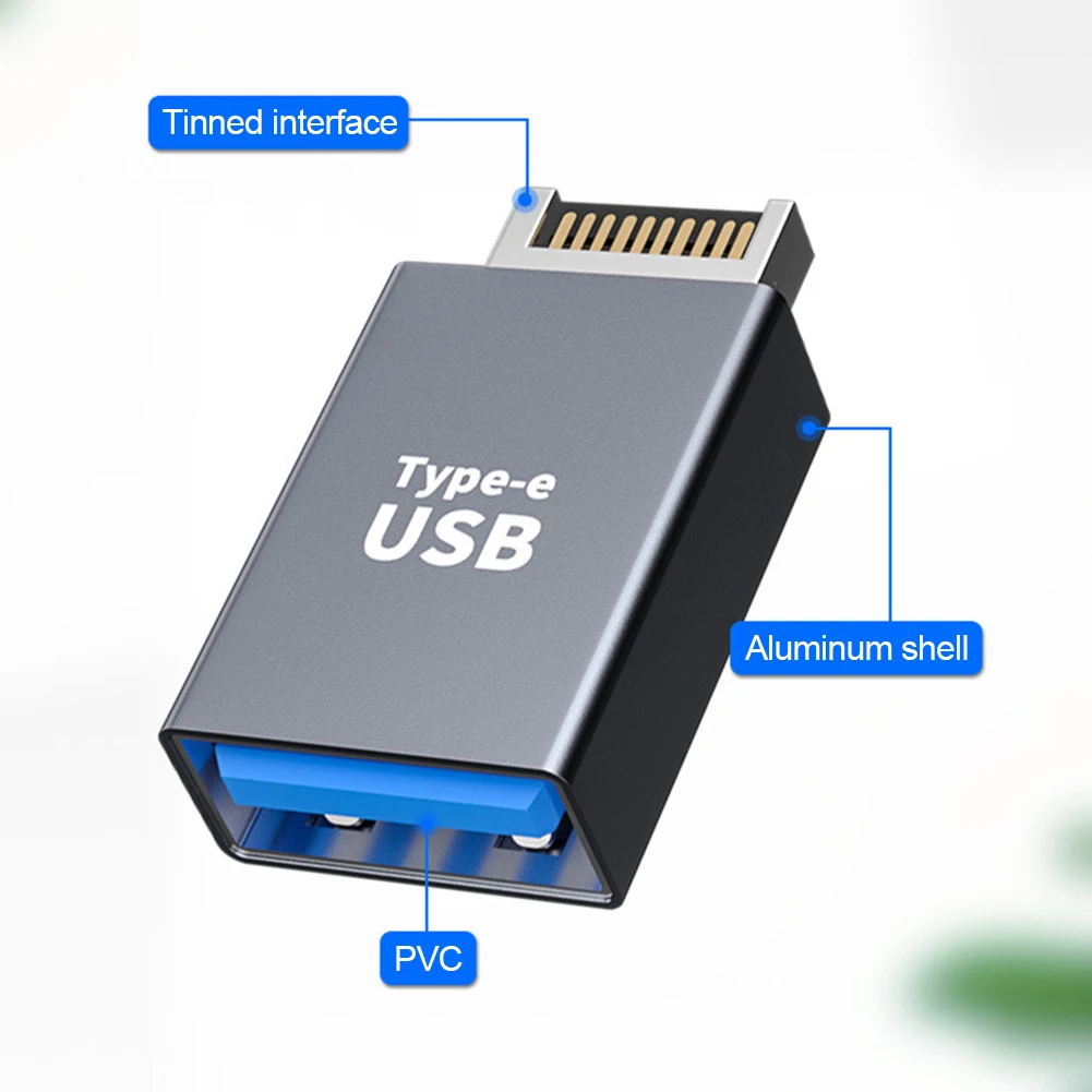 USB 3 1 Разъем передней панели Тип E к C расширяющий кабель адаптер соединитель для