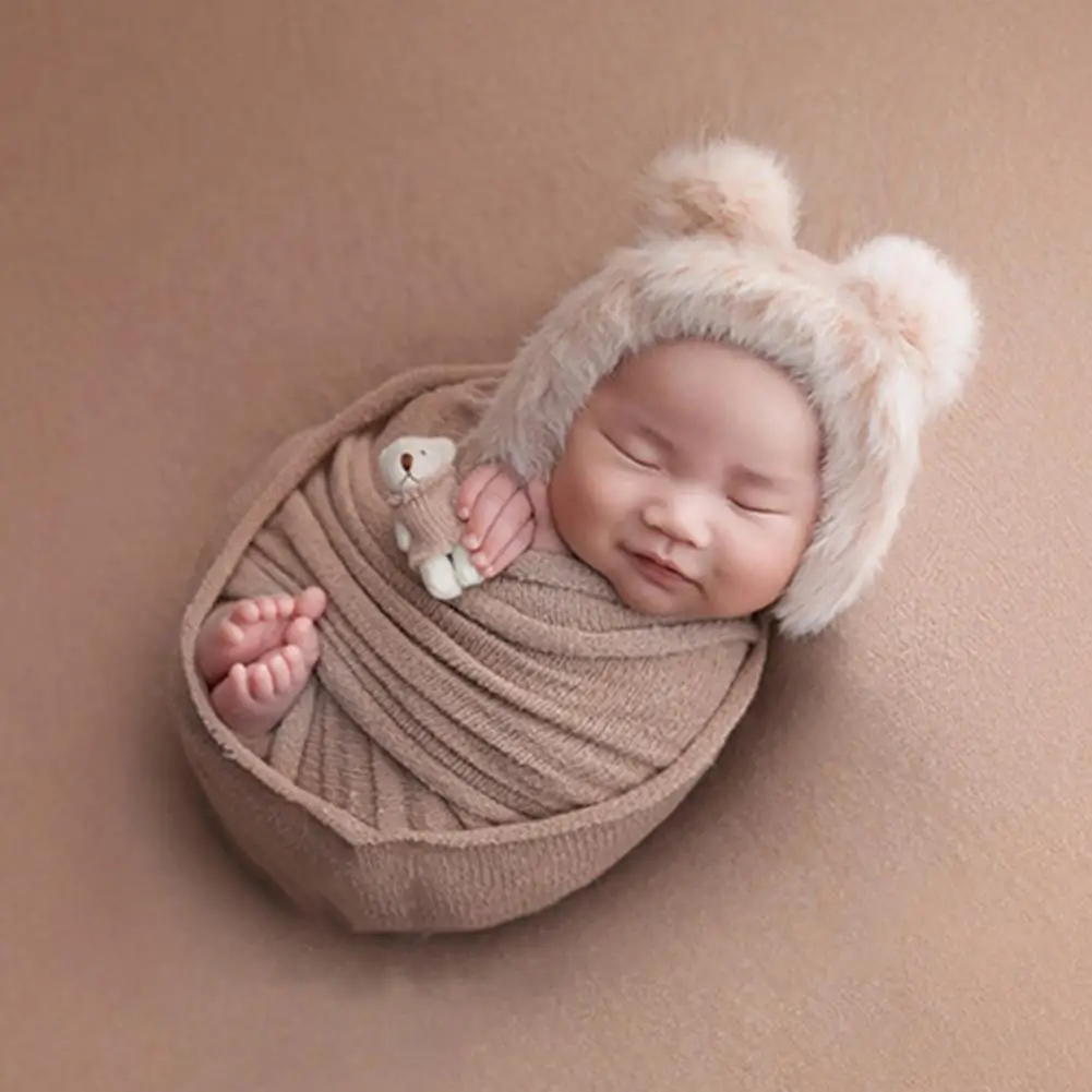 3 шт. теплая одежда для новорожденных реквизит фотосъемки хлопковый Медведь