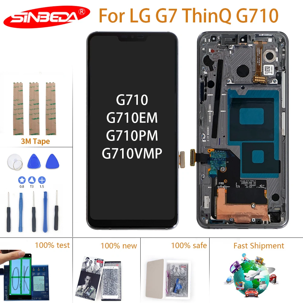 6 1 &quotSinbeda для LG G7 ЖК дисплей Дисплей кодирующий преобразователь сенсорного