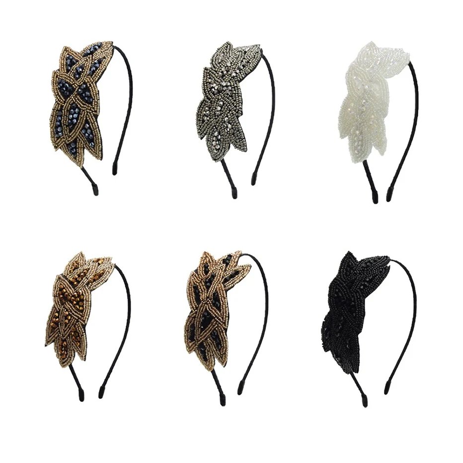 

Женский обруч для волос с кристаллами, обруч для волос для женщин и девушек, повязка на голову ручной работы, головной убор с кинозвездами в ...