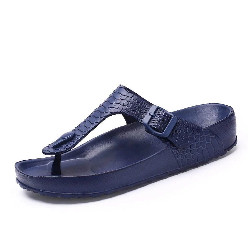 

Men Flip Flops Summer Shoes Man Outside Beach Slippers EVA Light Soft Slippers Women Footwear Plus Size Male Sandals Flat Shoes