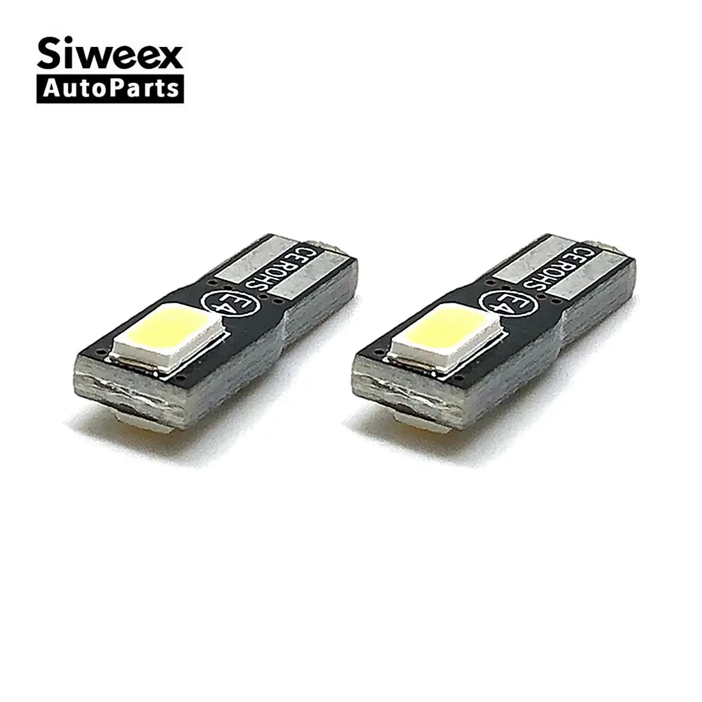 

2 шт., автомобисветодиодный светодиодные лампы T5, 2-5730 SMD