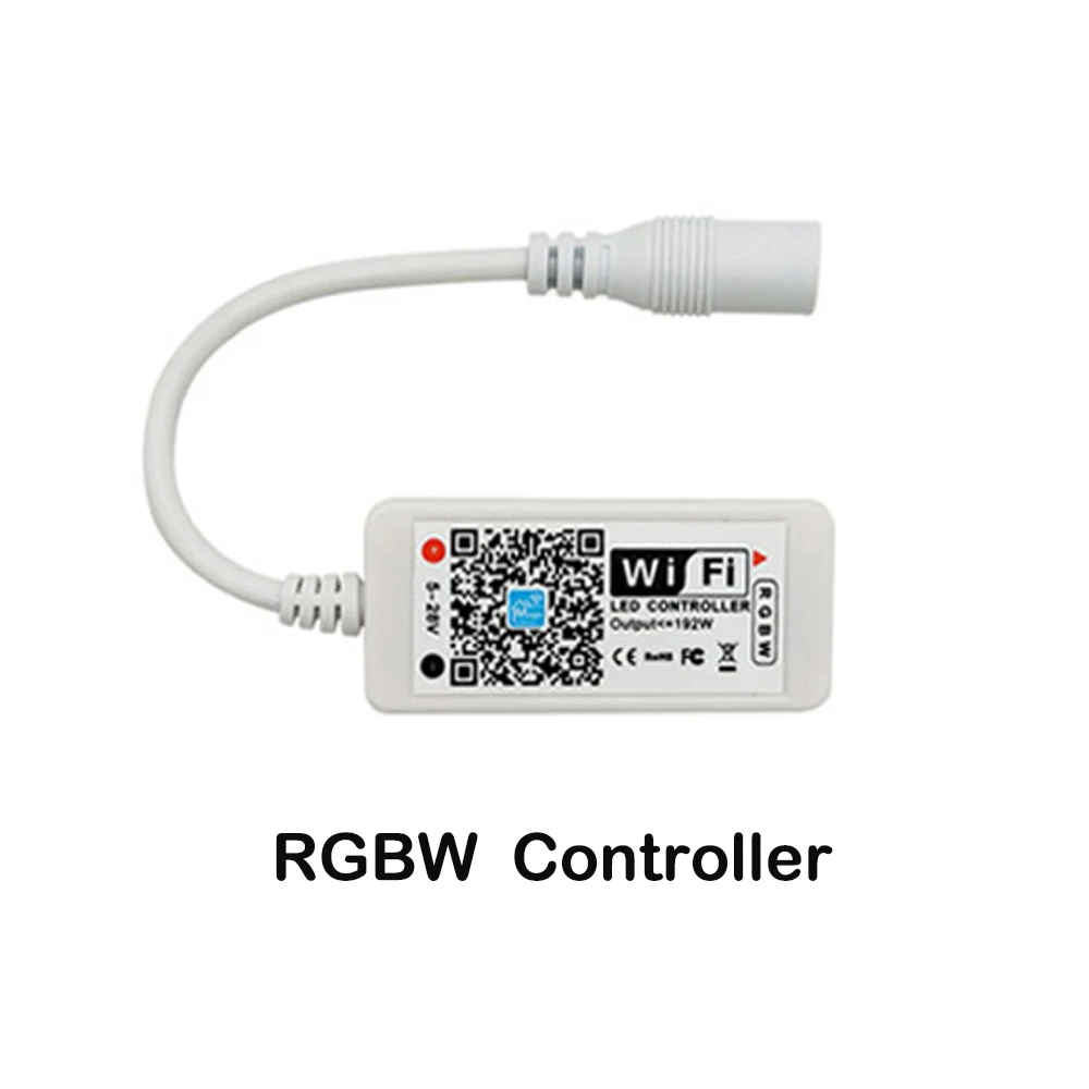 RGBW WIFI WiFi беспроводной светодиодный смарт-контроллер для 2835 5050 Светодиодный светильник полоски бесплатное приложение работает с системой Android и IOS мобильный телефон - Цвет: RGBW WIFI
