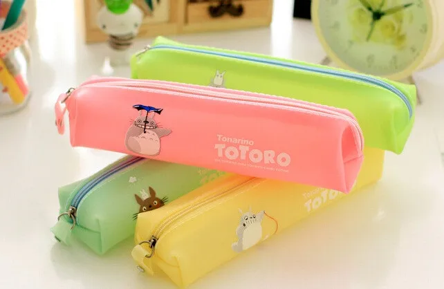 1 шт./лот новый японский мультяшный Желейный Цвет Серия животных пенал сумка для