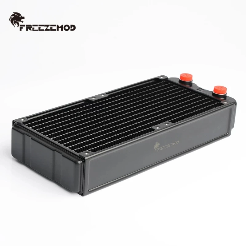 

FREEZEMOD Aluminum Radiator 240mm Computer Water Cooling Double-Layer Heat Sink 45mm Thick Row Independent Two-Layer. SR-240SL