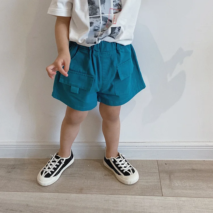 Летние повседневные шорты-карго для мальчиков 2020 Детские хлопковые свободные