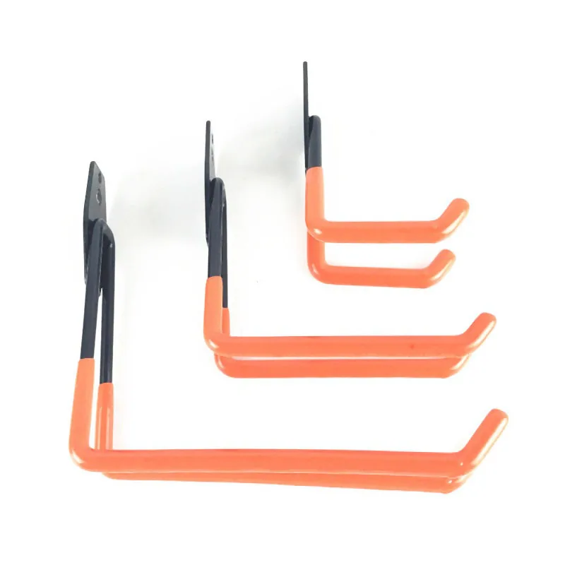 

SHGO HOT-8 Pcs Garage Storage Utility Double Hooks for Garden Garage Tools Organization-Wall Mount Hanging Hooks Tool Organizer