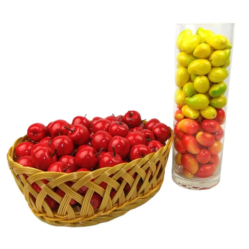 

20 Pcs Simulated Fruit Mini Model Simulated Artificial Fruit And Vegetable Toys Fake Fruit Props Home Decorative Accessories