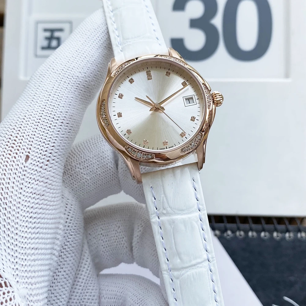 

Ladies 35mm Diamond Watch Automatic Mechanical Watch Movement Sapphire Stainless Steel Watch Watch Multifunction