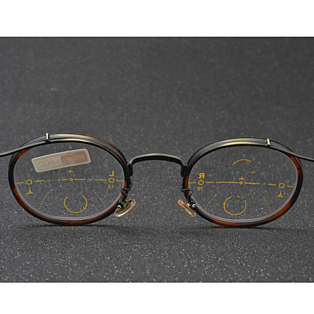 Брендовые прогрессивные очки для чтения с мультифокальными линзами мужские